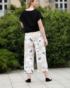 Tola - Tkaninowe spodnie w kwiaty