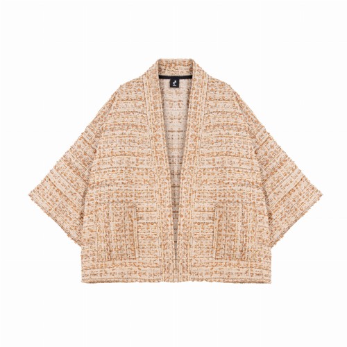 Kimono z beżowej chanelki