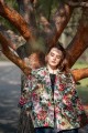 Żakardowe kimono w kwiaty