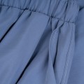 szerokie niebieskie spodnie tencel