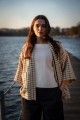 kolorowe kimono w kratkę