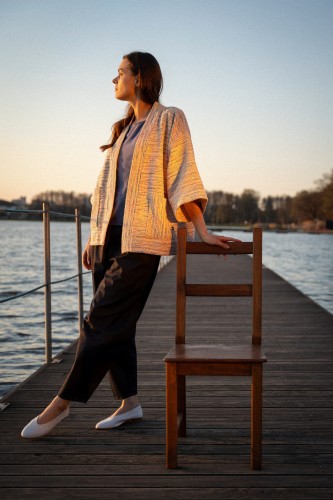 Kolorowe bawełniane kimono