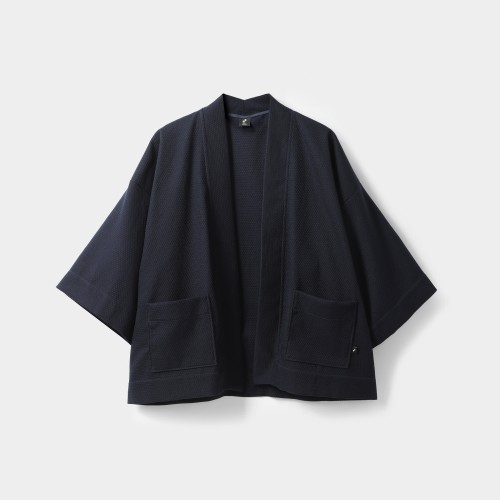 granatowe bawełniane eleganckie kimono